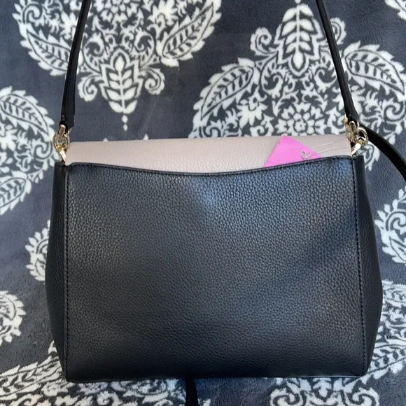 Kate Spade Medium Flap Shoulder Bag Natural Multi Mixed Material - Picture 7 of 16